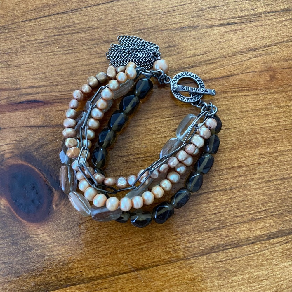 Silpada copper pearls Bracelet